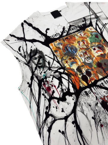 Hungover Hand Drawn Take One Cut Off Tee